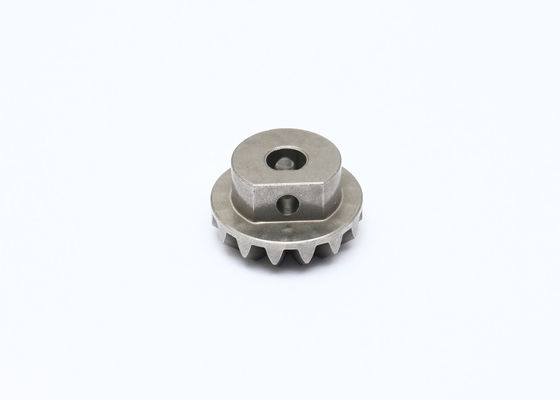 Iron Based Powder Metallurgy Parts Oil Pump Straight Bevel Gear Set Density 6.4